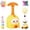 Yellow, variant on Animal Air Powered Balloon Car Toy, Animal Balloon Car Toy, Air Powered Balloons Cars Launcher Set,Easy Manual Balloon Pump for Party