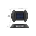 thumbnail image 4 of Inteprter Lámpara de pared LED Solar IP65 Impermeable 3lm Valla Jardín Luz Pasillo Interior Auto-on Paisaje Iluminación Luz cálida Type3 NO3, 4 of 6