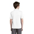 thumbnail image 2 of Sport-Tek Youth PosiCharge RacerMesh Polo-M (White), 2 of 6