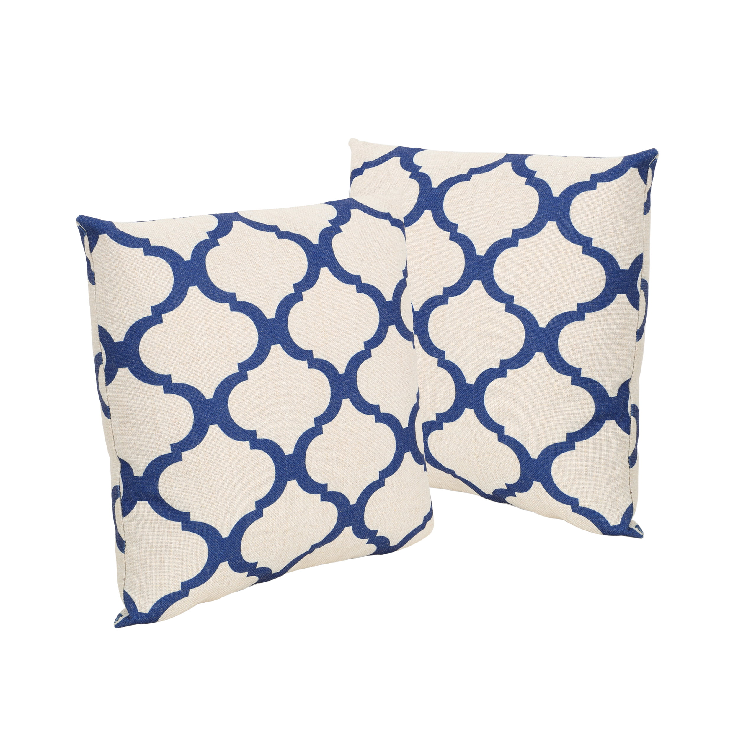 Set of 2 18.5 Pillow Perfect Outdoor/Indoor Nunu Geo Mango Throw Pillow