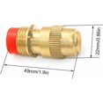 thumbnail image 1 of Adaptador de cobre puro, kit de desconexión rápida para una salida de agua uniforme, accesorio para lavadora de alta presión que garantiza durabilidad y resistencia, 1 of 5