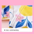 thumbnail image 6 of URMAGIC Child Girls 3 Pieces Floral Bikini Set and Kimono Bathing Suit Swimsuit,Yellow Lemon, 6 of 9