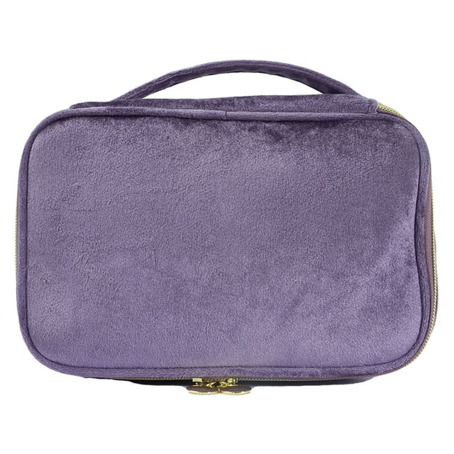 Bolsa de maquillaje, bonita bolsa de cosméticos de felpa, organizador de viaje para accesorios