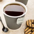 thumbnail image 3 of 8 oz Gray Paper Coffee Cup - Ripple Wall - 3 1/2" x 3 1/2" x 3 1/4" - 500 count box, 3 of 3