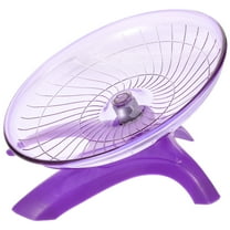 WRITWAA Purple Large Hamster Wheel for Gerbil Hedgehog Chinchilla Exercise Silent Use