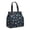 Alien Meteor Deep Blue Pattern, variant on Alien Head Bright Green Pattern Insulated Lunch Bag for Women/Men,Minimalist Lunch Bag,Canvas with Velcro Closure,Built-in Pocket,11x10x6 Inches,8.66L