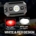 Universal UTV Roll Bar Mount Interior LED Dome Light Dual Switch White
