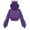 Purple--#fall sweaters for women, variant on Aboser Womens Cat Ear Hoodie Sweatshirt Trendy Lantern Long Sleeve Sweaters Cute Crop Top Plus Size Fall Lightweight Pullover Hoodies Black XXXXXL