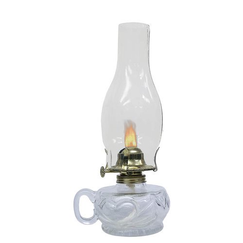 21st Century Products Lite Hearted Glass Hurricane Oil Lamp Walmart