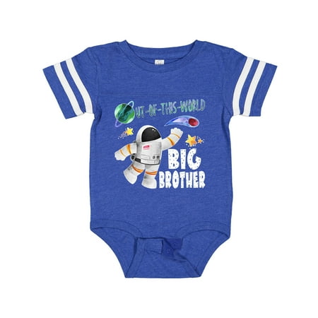 

Inktastic Out of This World Big Brother Astronaut in Space Gift Baby Boy Bodysuit