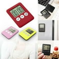 thumbnail image 6 of Mini Shower Clock Digital LCD Screen Timer for Kitchen Bathroom, 6 of 7