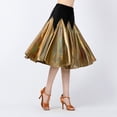 thumbnail image 4 of s de salón Ropa de para vestido de práctica Traje elástico Oro Hugo vestido de baile latino, 4 of 7