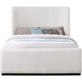 thumbnail image 3 of Meridian Furniture Oliver Cream Fabric Full Bed, 3 of 11