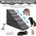 thumbnail image 4 of Dog Stairs for High Bed 30" H, 6-Step Dog Steps for Bed for Small Dogs and Cats, Pet Stairs for High Bed Climbing, Non-Slip Pet Step Ramps for Old Dogs/Cats, Free-Installation, Dark Grey, 4 of 13