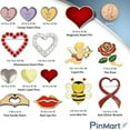 thumbnail image 4 of PinMart Red Heart Gold Plated Valentine's Day Enamel Lapel Pin 3/4" - 25 Pack, 4 of 7
