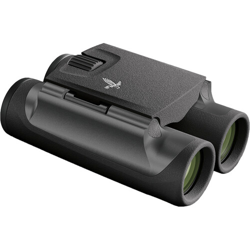 Swarovski Optik 8x25 CL Pocket Mountain Waterproof Roof Prism Binocular with 6.8 Degree Angle of View, Anthracite