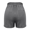 thumbnail image 3 of Linen Shorts Women 2026 Summer Outfits Linen Cotton Blend Pants Summer Beach Vacation Clothes High Waisted Wide Leg Beach Short with Pockets Casual Loose Outfits 2026 Boho Travel Pants M, 3 of 9