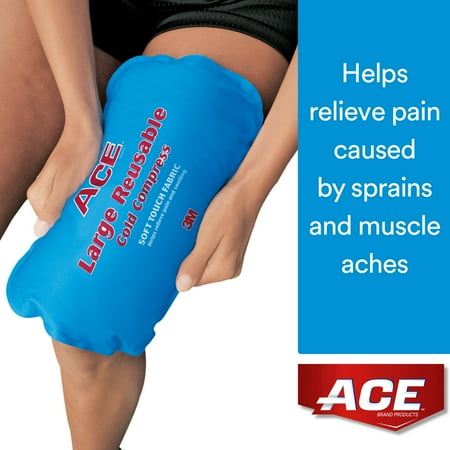 ACE Brand Reusable Cold Compress, Large, Soft, 7.75