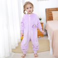 thumbnail image 2 of XIMIN Flannel Homewear Baby Sleeping Bag Unisex One Piece Pajamas Long Sleeve Zipper Sleepwear Wearable Sleeping Sack for Autumn Winter Boys Girls, 2 of 6