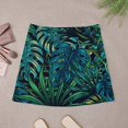 thumbnail image 3 of Palm Leaf Skirt Tropical Plant Modern Mini Skirts Summer High-waisted Graphic Casual Skir, 3 of 7