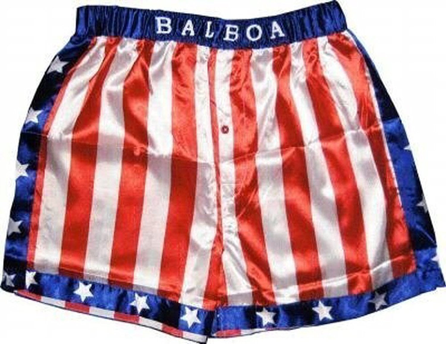 Rocky Balboa Mens Apollo Movie Boxing American Flag Shorts Trunks boxers