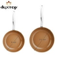 thumbnail image 2 of Duxtop Ceramic Nonstick Frying Pan 8" Stir Fry Pan Skillet with Stainless Steel Handle, Dishwasher & Oven Safe, All Stovetops & Induction Compatible, 2 of 7