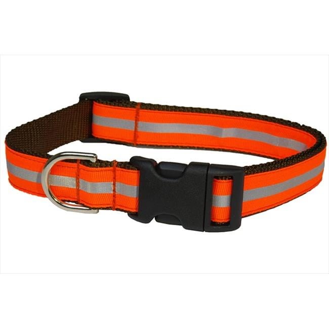 Reflective Dog Collar, Orange - Medium - Walmart.com - Walmart.com