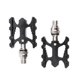 thumbnail image 2 of Eigraketly Pedales de bicicleta Accesorios para bicicletas profesionales Liberación rápida Plegable Aleación de aluminio Ciclismo Pedal Reemplazo Negro Ciclismo Negro Eigraketly OD024280-01, 2 of 6