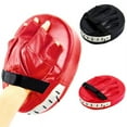 thumbnail image 3 of 1paire de Gants de Boxe Tampons Mitaines de Poinçonnage pour Muay Thaï Kick Boxe MMA Formation PU Boxeur Mousse Cible Pad (Rouge), 3 of 6
