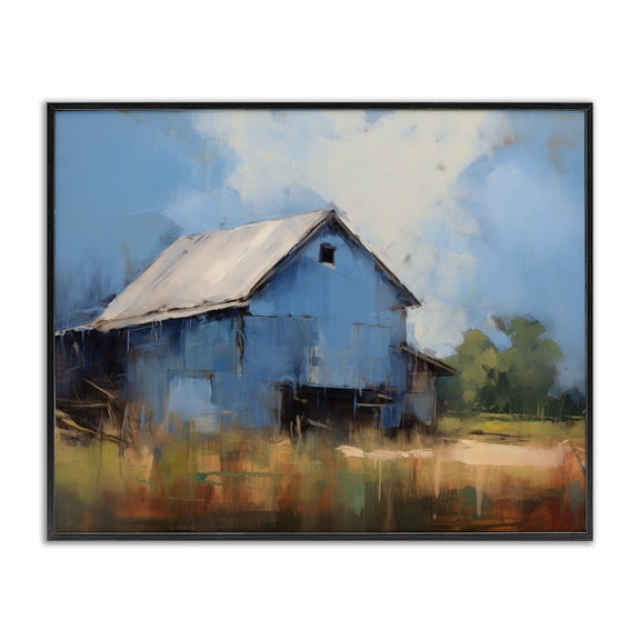 Stupell Industries Rustic Lodge Modern Barn Black Framed Giclee Art, 30 x 24, by Ray Powers