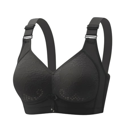 Hfnxid Plus Size Wireless Bras for Women Womens Bras Full Coverage No Underwire Everyday Bras Comfortable Minimizer Bra