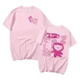 thumbnail image 3 of Camiseta de combinación de estrellas coreanas de moda para mujer, estilo de impresión de manga corta, estilo Harajuku, top de fin de semana Kpop, venta al por mayor, 3 of 4