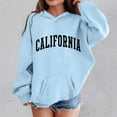thumbnail image 2 of LUOGENLI Boys Zip up Hoodies Girls Hoodies and Sweatshirts for Girls Cute Long Sleeve Pullover Sweatshirt for Kids Casual Comfortable Wear for Daily Activities Sky Blue Size 9-10 Years, 2 of 4