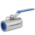 thumbnail image 1 of Válvula de bola de acero inoxidable 304, manual industrial, rosca G3/4 pulgadas, flujo bidireccional para agua del grifo, 1 of 8