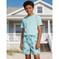 thumbnail image 3 of Aideaone Boys Swim Trunks with Compression Liner Casual Bathing Suit for Kids Swim Shorts 6-18 Years, 3 of 5