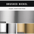 thumbnail image 3 of Nicoli (1-Pack) Toilet Paper Holder SpotShield Brushed Nickel Tissue Roll Holder for Bathroom Organization and Storage Pivoting Toilet Tissue Holder Wall Bathroom Accessories, 3 of 6