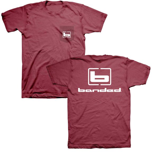 Banded Signature Short Sleeve T-Shirt Red Clay Small