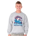 thumbnail image 3 of Retro Smurf University Graduate Sweatshirt for Men or Women Brisco Brands S, 3 of 4