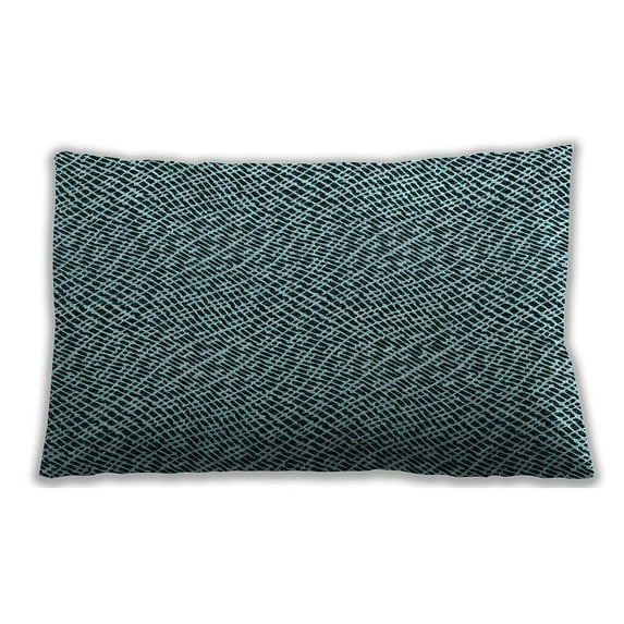 Ahgly Company Outdoor Rectangular Contemporary Lumbar Throw Pillow, 13 inch by 19 inch