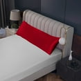 thumbnail image 2 of 2 Piece Body Pillowcase Solid Red Body Pillowcase Size 20X65, 100% Egyptian Cotton, 800 Thread Count, Decorative Pillowcases Set, 2 of 5