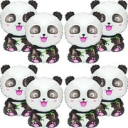 Tools & Home Improvement Panda Shaped Foil Multi-color Balloons, 8 Count