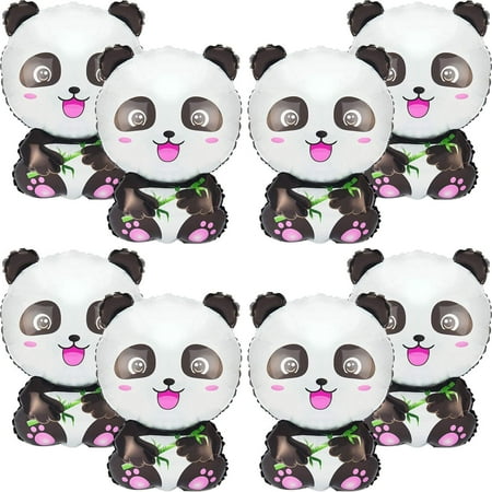 Tools & Home Improvement Panda Shaped Foil Multi-color Balloons, 8 Count