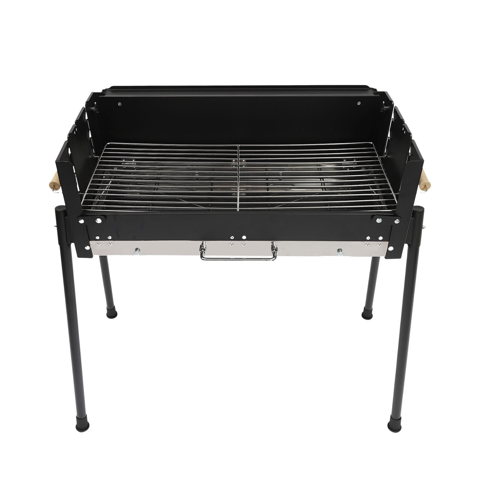 Charcoal BBQ Grill – Foldable, Height Adjustable, 3-8 People