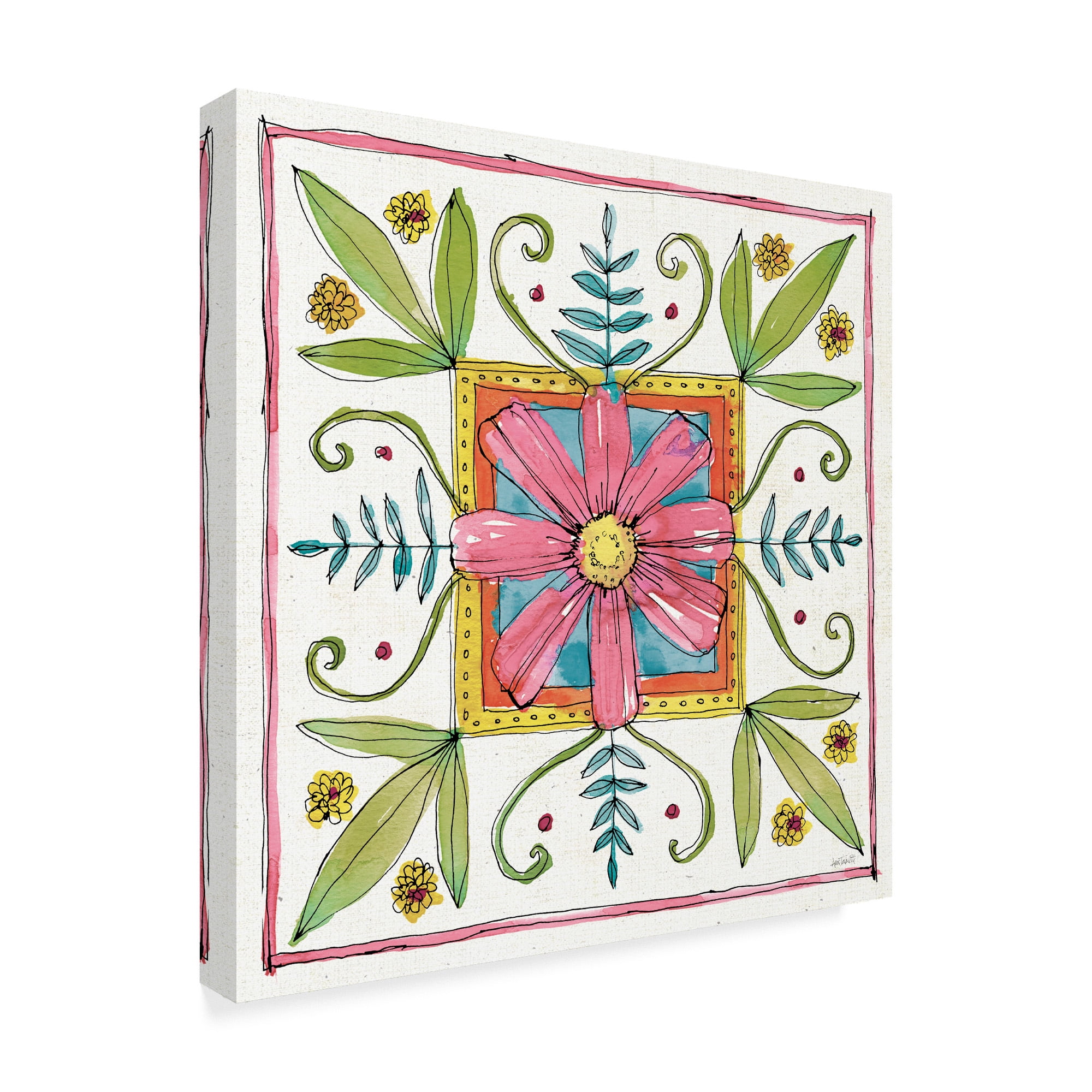 Trademark Fine Art 'Simply Petals XII' Canvas Art by Anne Tavoletti