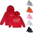 thumbnail image 4 of Mercatoo Kids Girls Hoodie Sweatshirt Toddler Boys Hooded Pullover Tops Solid Color Casual Long Sleeve Sweatershirt, 4 of 4