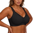 thumbnail image 5 of Plus Size Bras for Women Baeitkot Women's Breathable Full Cup Lace Comfortable Plus Size Bra, 5 of 6
