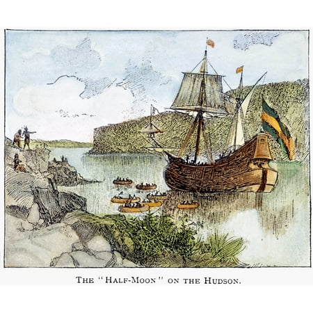Hudson S Ship Half Moon Nhenry Hudson S Half Moon On The Hudson Hudson S Ship Half Moon Nhenry Hudson S Half Moon On The Hudson