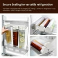 thumbnail image 4 of 600ml/20oz Portable Cold Brew Coffee Maker with 300-Mesh Fine Filter & Airtight Seal, Leak-Proof Geometric Petal Design for Home Use, Iced Tea and Brewer Space Saving Pitcher, 4 of 5
