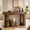 Dark Taupe Brown, variant on Fnova 63" Long Console Table, 2-Tier Wooden Narrow Rectangular Sofa Table Behind Couch, Farmhouse Entryway Table for Entrance, Hallway, Living Room