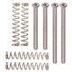 thumbnail image 1 of 1 Tornillos y resortes para puente de bajo eléctrico de hierro, piezas de instrumentos musicales Plata, 1 of 9